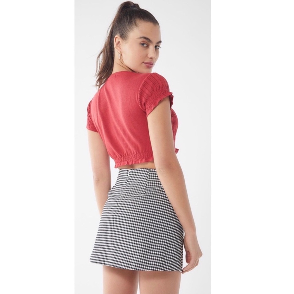 Urban Outfitters Gingham Mini Skirt